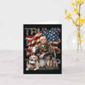 Funny Trump 45 47 Jagd Bierherzen Us Flag Camoufla Karte (Gelbe Blume)