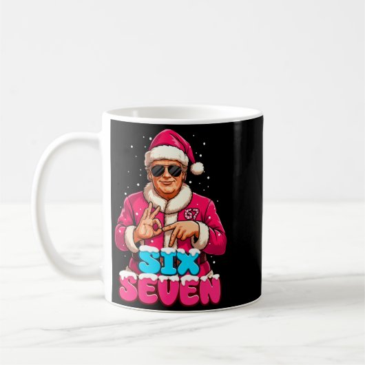 Funny Trump 67 Meme Costume Six Seven Christmas Sa Kaffeetasse (Links)