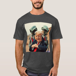 Funny Trump - Alien Entführung T-Shirt