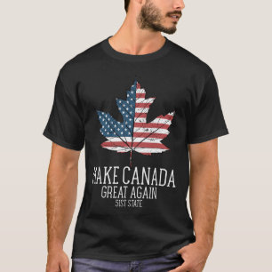Funny Trump American Flag macht Kanada wieder groß T-Shirt