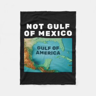 Funny Trump - Amerikas Golf, nicht Golf von Mexiko Fleecedecke