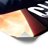 Funny Trump Antichrist wählt eins Poster (Ecke)