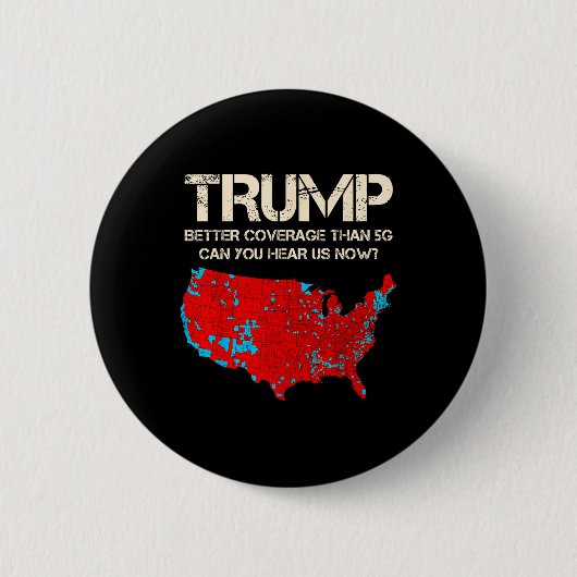 Funny Trump besser abdecken Trump Einweihung Button (Vorderseite)
