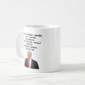 Funny trump bester Anwalt Kaffee Tasse 11 oz (Vorderseite Links)