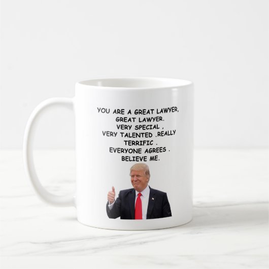 Funny trump bester Anwalt Kaffee Tasse 11 oz (Links)