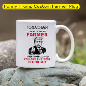 Funny Trump Bester Bauer Personalisiert Kaffeetasse