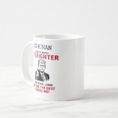Funny Trump Bester Feuerwehrmann Personalisiert Kaffeetasse (Vorderseite Links)