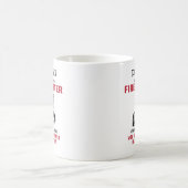 Funny Trump Bester Feuerwehrmann Personalisiert Kaffeetasse (Mittel)