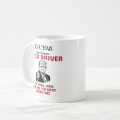Funny Trump Bester LKW-Fahrer Personalisiert Kaffeetasse (Vorderseite Links)