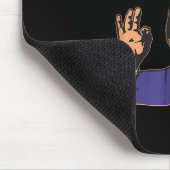 Funny Trump Bester Opa je jeder stimmt zu Mousepad (Ecke)