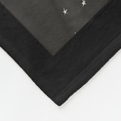 Funny Trump Bigfoot Selfie mit Ufos komischer Alie Fleecedecke (Ecke)