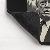 Funny Trump Bigfoot Selfie mit Ufos komischer Alie Mousepad (Ecke)