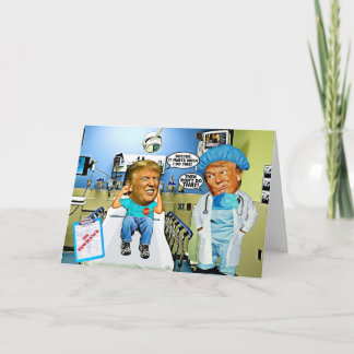 Funny Trump Birthday Card - Gesundheit Karte