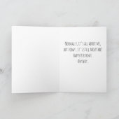 Funny Trump Birthday Card - Napolean Karte (Innenseite)