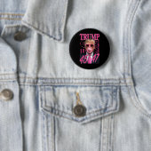 Funny Trump Blubble Gum 1776 Rosa Flag Button (Beispiel)