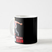 Funny Trump Bowling Make Bowling Great Again Kaffeetasse (Vorderseite Links)