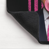 Funny Trump Bubble Gum Pink Usa Flag Mousepad (Ecke)