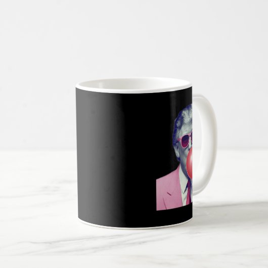 Funny Trump Bubble Gum Yum Geschenke Kaffeetasse (VorderseiteRechts)