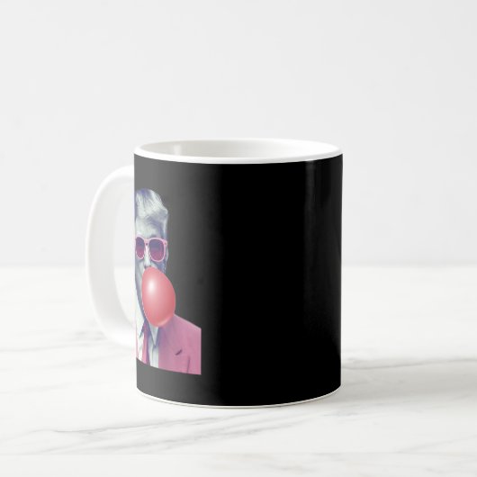 Funny Trump Bubble Gum Yum Geschenke Kaffeetasse (Vorderseite Links)
