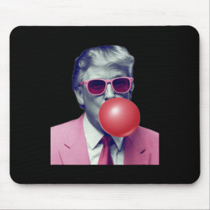 Funny Trump Bubble Gum Yum Geschenke Mousepad