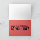 FUNNY TRUMP CHRISTMAS CARDS FEIERTAGSKARTE (Innenseite)