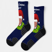 Funny Trump Christmas Loser Socken (Links)