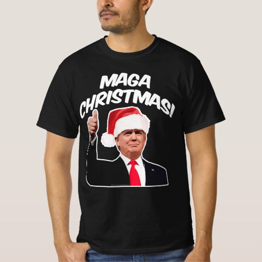 Funny Trump Christmas T-Shirt (Vorderseite)
