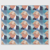FUNNY TRUMP CHRSTMAS Wrapping Paper Geschenkpapier (Flach)