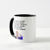 Funny Trump Custom Word, Präsident Donald Trump 47 Tasse (Vorderseite Links)