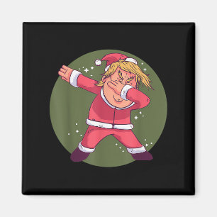 Funny Trump Dabbing Santa Claus Weihnachten Xmas P Magnet