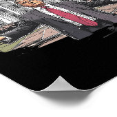 Funny Trump Daddys Zuhause White House 2024 Poster (Ecke)