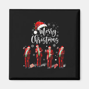 Funny Trump Dance Santa Claus Frohe Weihnachten Magnet