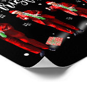 Funny Trump Dance Santa Claus Frohe Weihnachten Poster (Ecke)