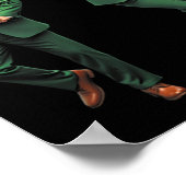 Funny Trump Dance St Patricks Day Pajamas Ymca Tr Poster (Ecke)
