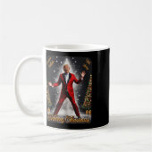 Funny Trump Dance Weihnachtsmann Weihnachten Weihn Kaffeetasse (Links)