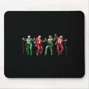 Funny Trump Dance Weihnachtsmann Weihnachten Weihn Mousepad
