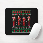 Funny Trump Dance Weihnachtsmann Weihnachten Weihn Mousepad (Mit Mouse)