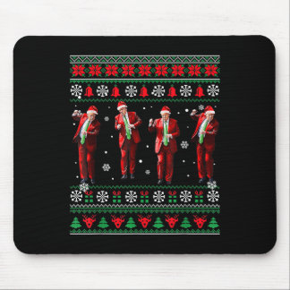 Funny Trump Dance Weihnachtsmann Weihnachten Weihn Mousepad