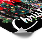 Funny Trump Dance Weihnachtsmann Weihnachten Weihn Poster (Ecke)