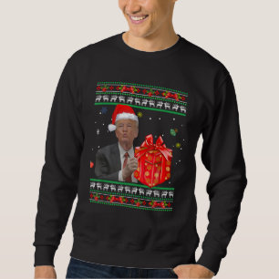 Funny Trump Dance Weihnachtsmann Weihnachten Weihn Sweatshirt
