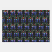 Funny Trump Dance Xmas Geschenkpapier Set (Vorderseite)