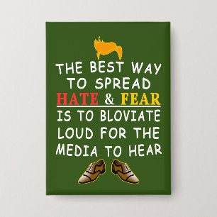 Funny Trump Der beste Weg Weihnachten zu verbreite Button