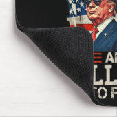 Funny Trump, der eine Hillbilly und eine Mousepad (Ecke)
