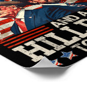 Funny Trump, der eine Hillbilly und eine Poster (Ecke)