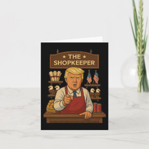 Funny Trump: Der Shopkeeper Karte