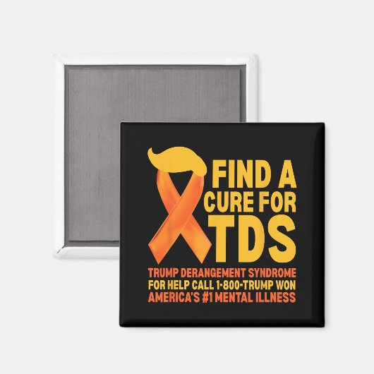 Funny Trump Derangement Syndrome Tds Awareness Rep Magnet (Vorderseite/Rückseite)