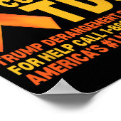 Funny Trump Derangement Syndrome Tds Awareness Rep Poster (Ecke)