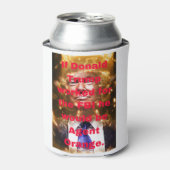 Funny Trump Dosenkühler (Kanne Vorderseite)