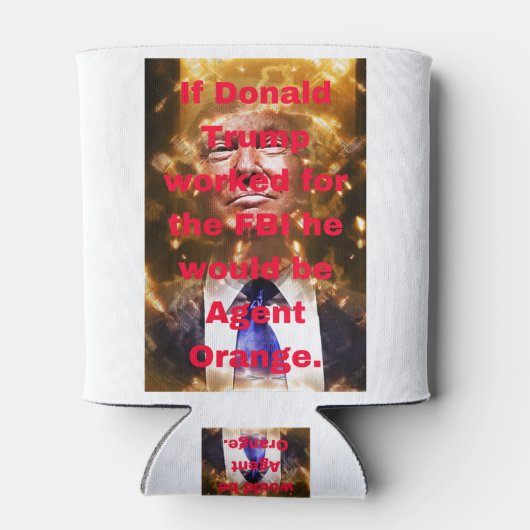 Funny Trump Dosenkühler (Rückseite)