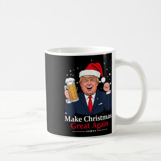 Funny Trump Drink Beer Kaffeetasse (Rechts)